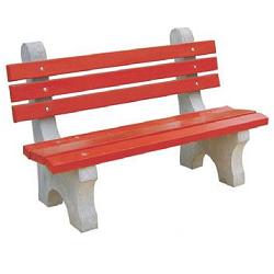 Chair Bench with Back Rest
