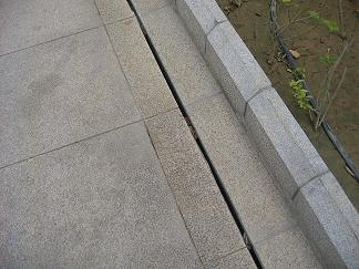 slit drain at a hotel