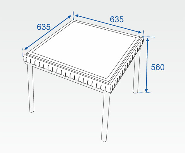 Square Center/Side Table Type 2